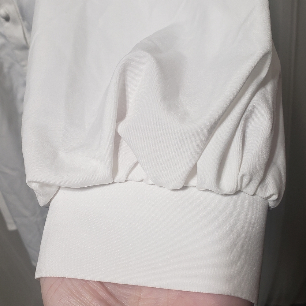 PrettyLittleThing Sz 4 White Skater Dress - Picture 8 of 13
